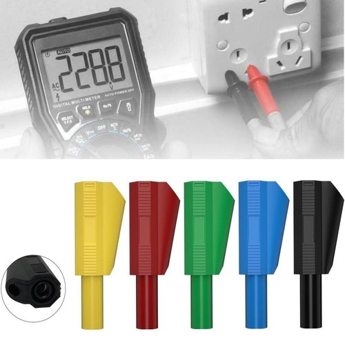 4MM Banana Plug Safety Stackable Solder Banana Socket Leads Connectors