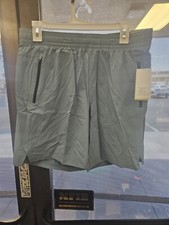 All In Motion Size M Stretch Woven Short Dark Teal Blue with Pockets MSRP 24