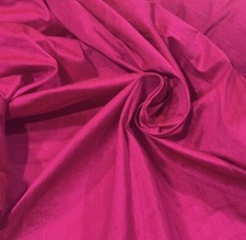 Fuchsia Pink 100 Silk Dupioni Fabric 54 wide Sold By The Yard