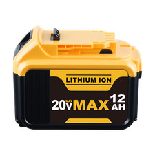 12AH For DeWalt 20V 20 Volt Max Lithium Ion Battery DCB206-2 DCB205 DCB200-2 US