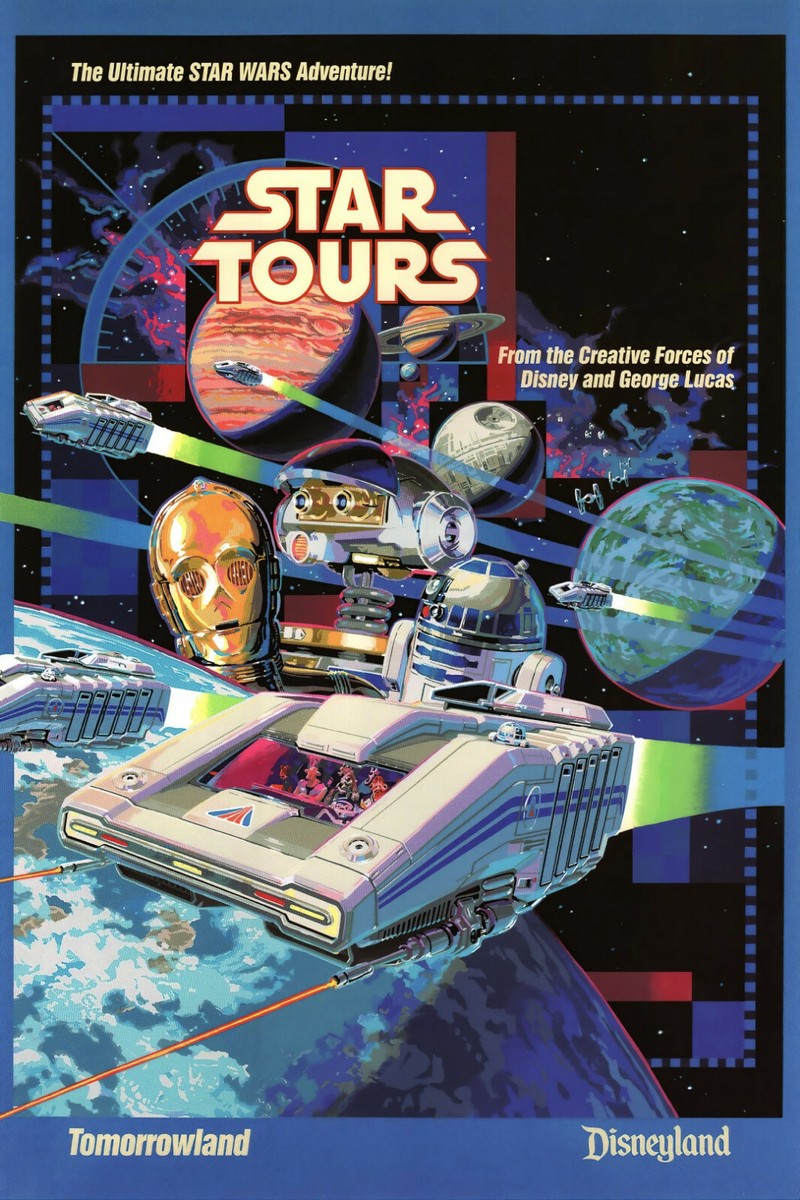 【ゆう】スターツアーズ STAR TOURS 公式ポスター 33 Years of Star Tours Posters : EndorExpress