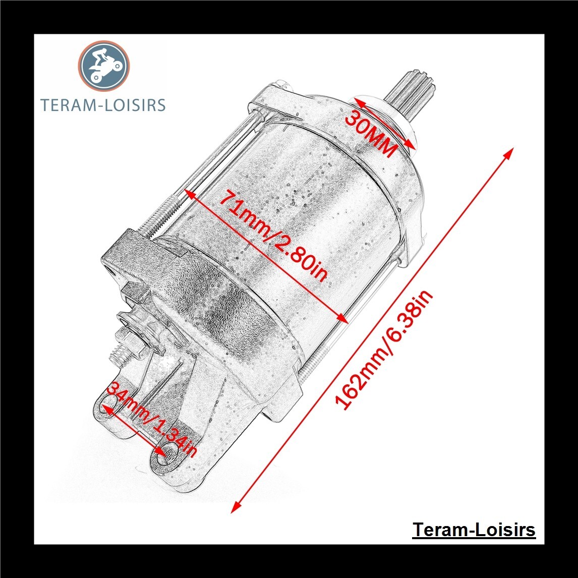 Starter For Kawasaki ZX 1000 Ninja ZX10R From 2008 2009 2010 NEW
