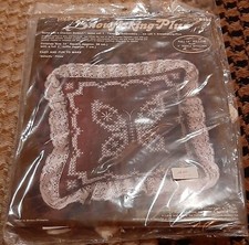 Vintage Paragon Candlewick Plus  0495 full 14" pillow kit sealed, Bufferfly