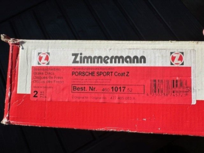 バイイー NEW PORSCHE 911 924 944 ZIMMERMANN SPORT Coat Z X-DRILLED Brake