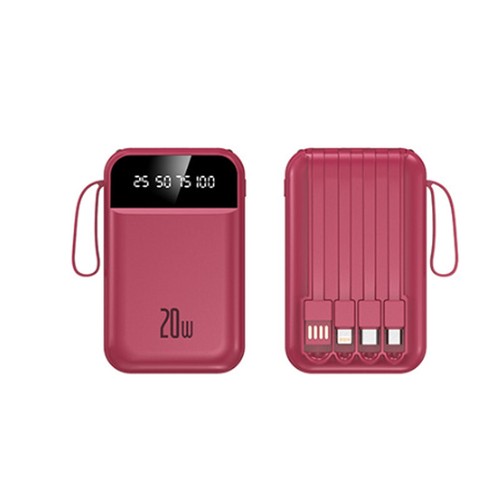 10000mAh compact portable power bank super fast charging with built-in charging - 第 13/30 張圖片