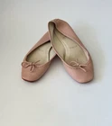 Auth Christian Louboutin Air Loubi Pink Ballet Flats Sz 35.5