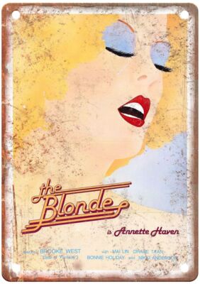 Blonde 1980 Vintage Movie Poster Old Retro Look Metal Sign MP564
