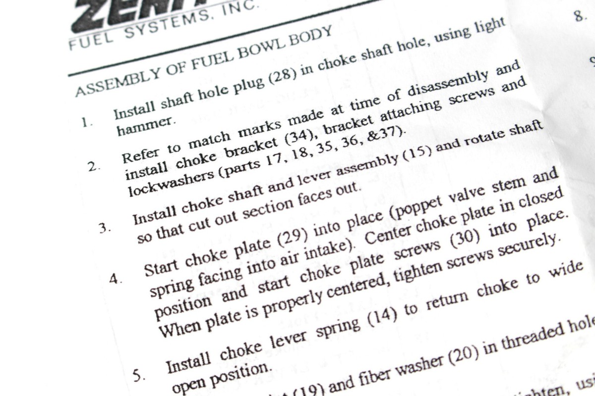 GENUINE ZENITH Carburetor Kit fits Clark C 300 D155 13775C 13775