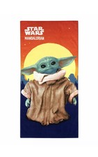 baby yoda baby towel