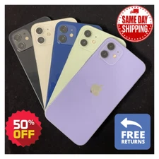 Apple iPhone 12 Excellent Condition -64GB 128GB- Unlocked ATT Verizon 5G Face I
