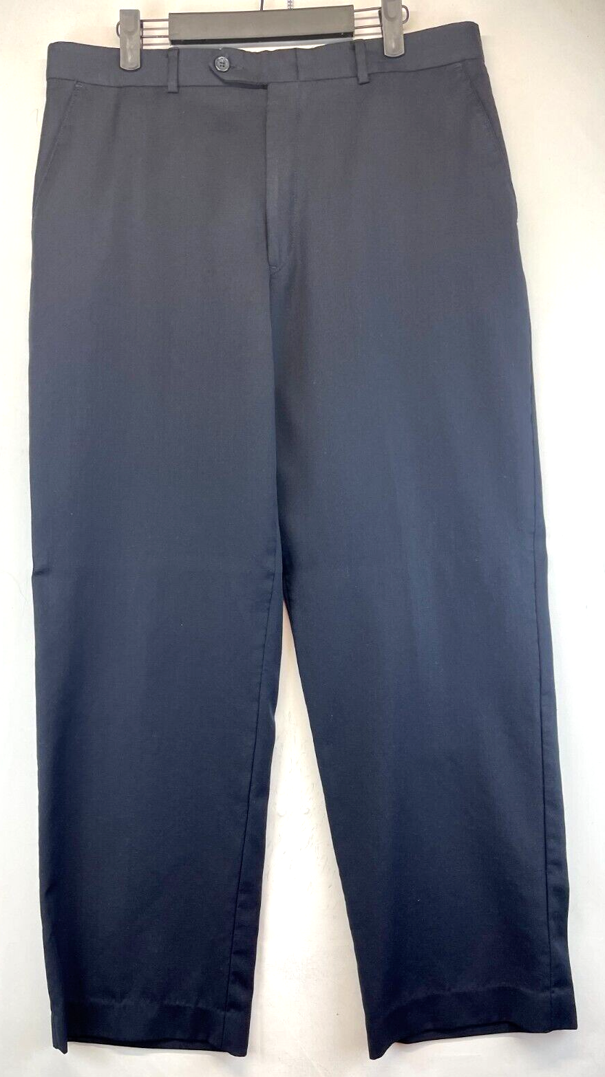 Alfani Slacks - Mens 34x29 Black Wool Dress Pants - Trousers - Travelers (1718)