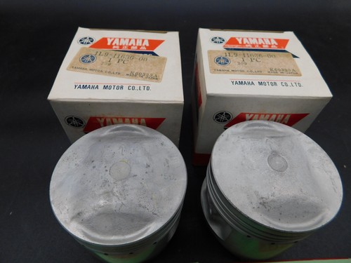 NOS Piston & Rings +.50, 2nd Over, - 1976 1977 Yamaha XS360 1L9-11636-00 - Picture 2 of 6