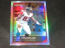ALGAE CRUMPLER FALCONS LEGEND GENUINE AUTHENTIC FOOTBALL CARD CHROME REFRACTOR