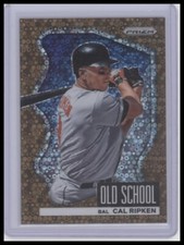 2022 Panini Prizm #OS-5 Cal Ripken Old School Bronze Donut Circles Prizm #/40