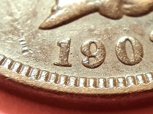 1908 Indian Head Cent SNOW-24 - Picture 3 of 5