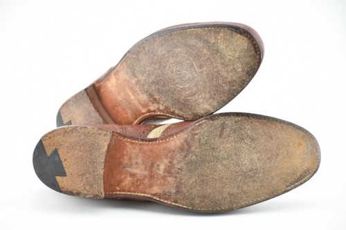 LEER DESCRIPCIÓN | ZAPATOS POLO RALPH LAUREN x CROCKETT & JONES 8.5D PECCARY U PUNTA - Imagen 10 de 12