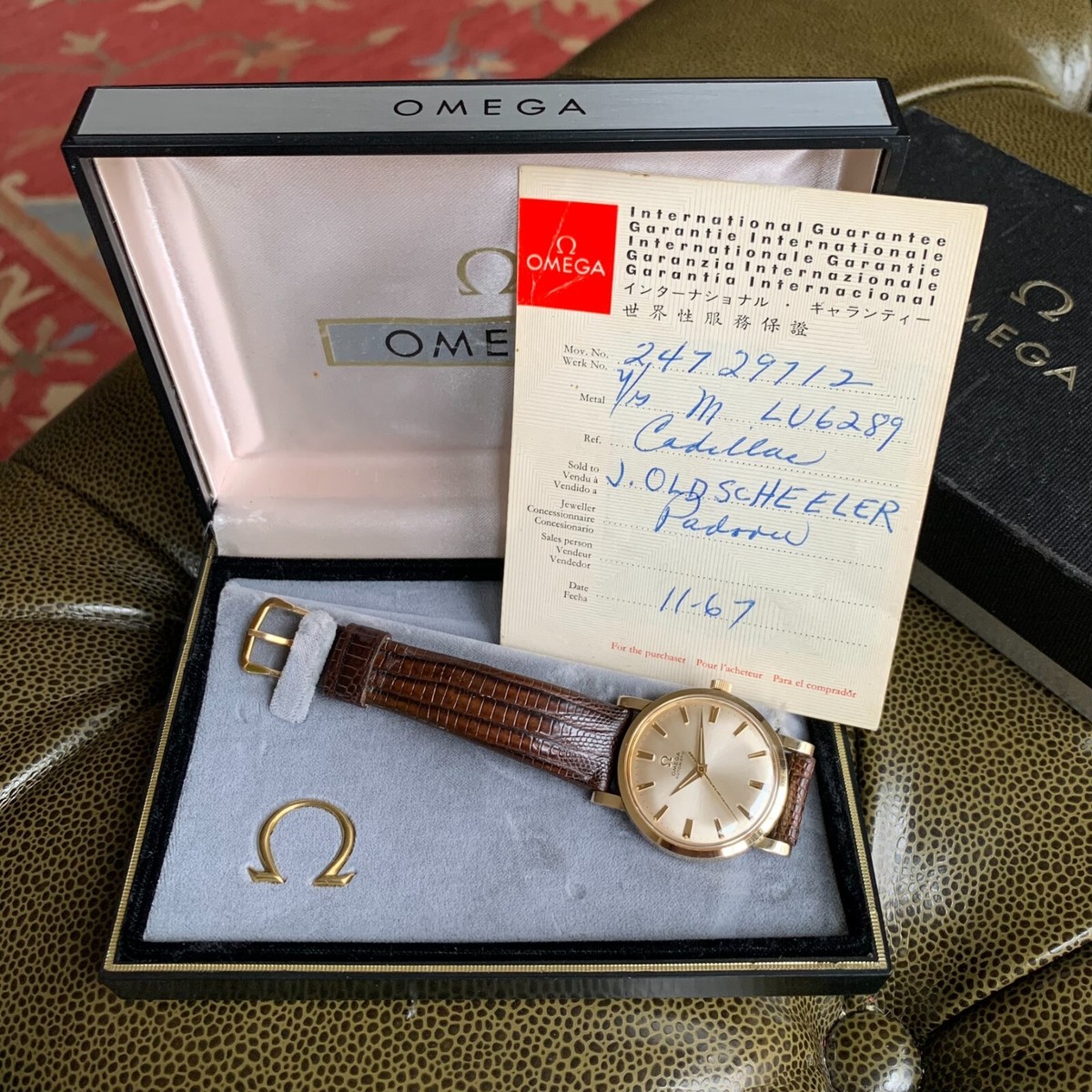 ΩOMEGA ボックス OMEGA watch case box inner case vintage