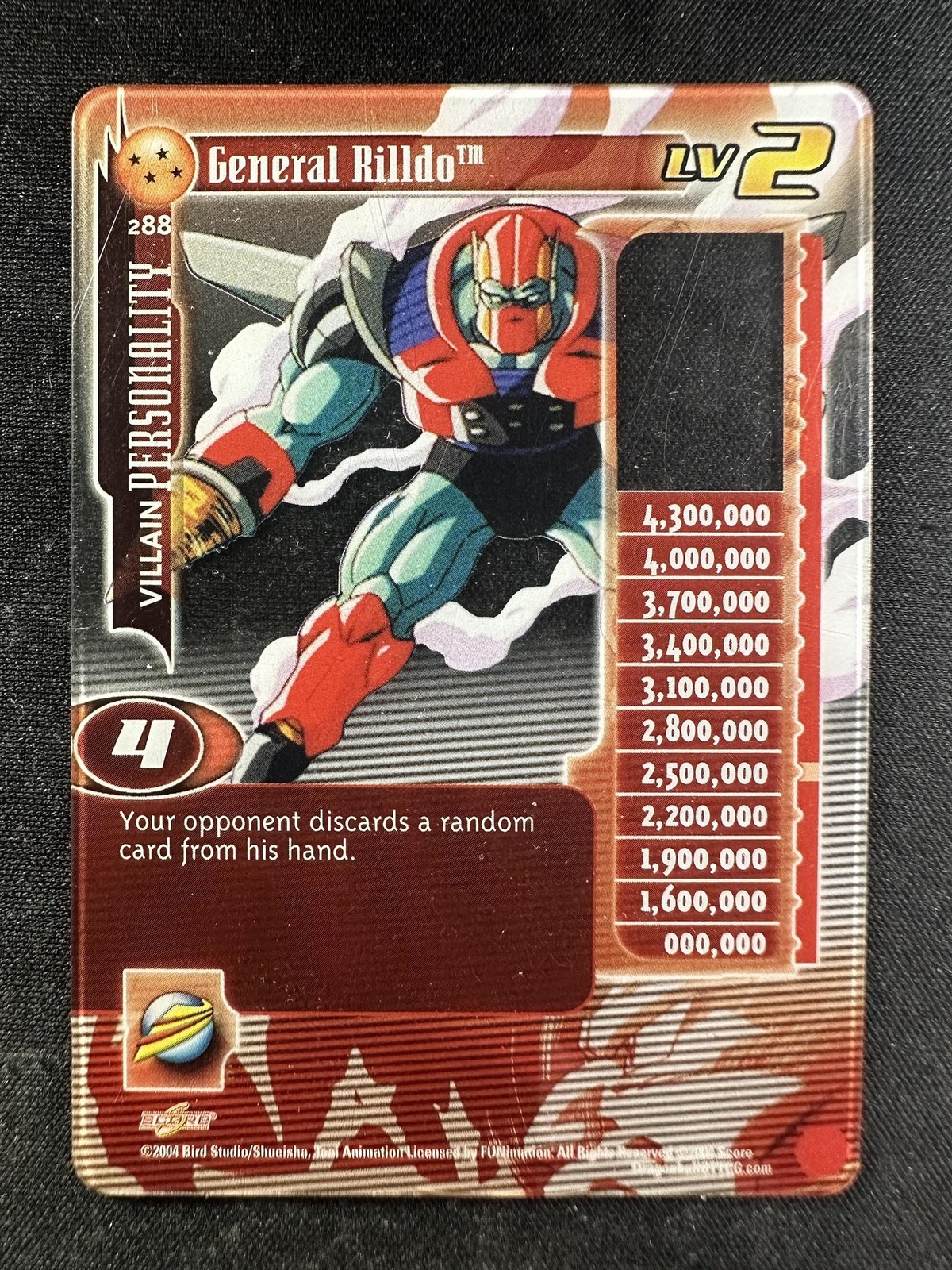 Dragonball GT TCG 288 General Rilldo Unlimited Baby Saga Hi-tech LP | eBay