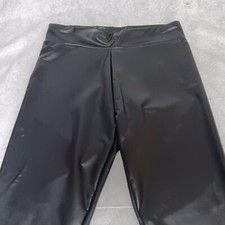 Fashion Nova Black Faux Leather Legging NWT 1X/2X High Rise