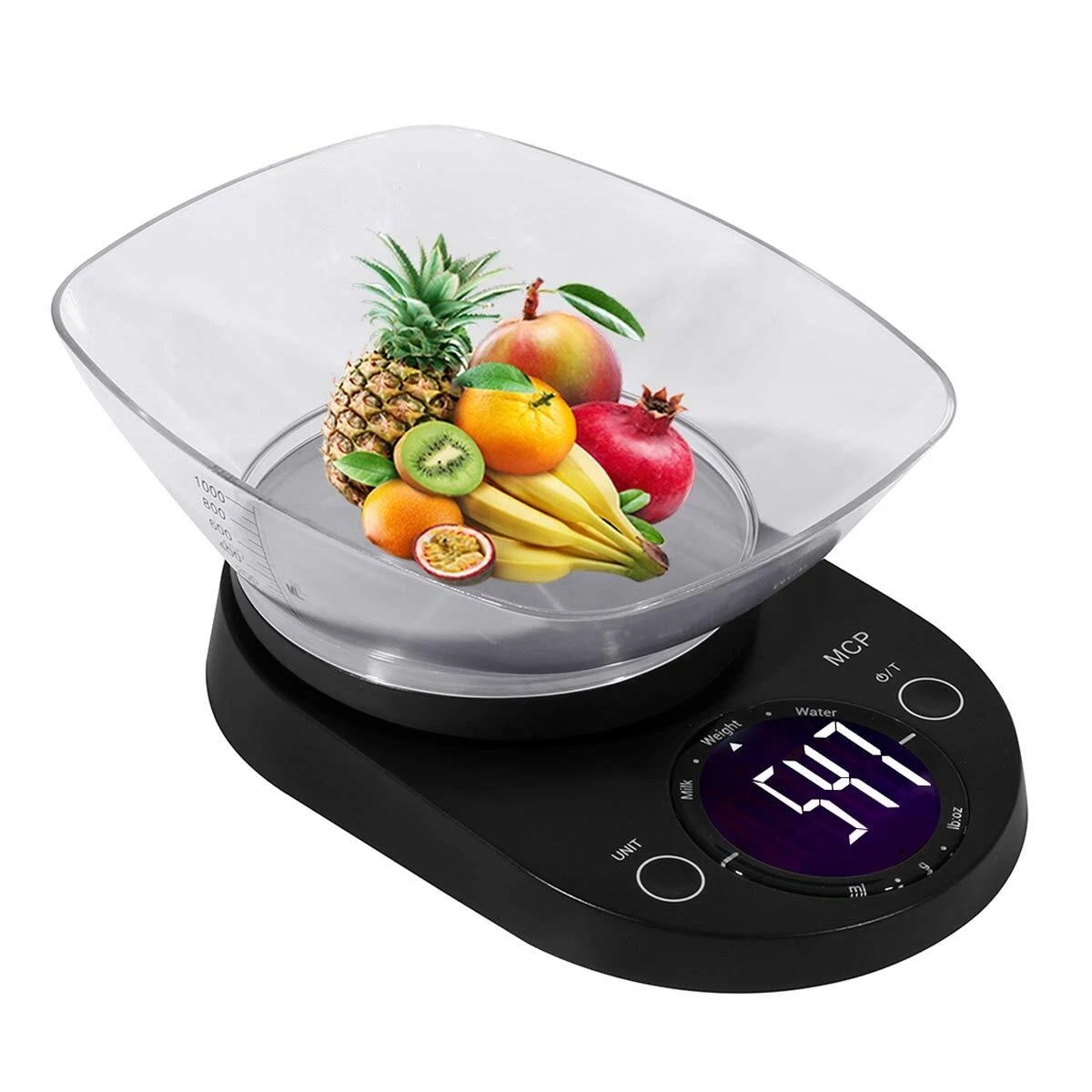 Digital Weighing Scale for Kitchen Stainless Steel Household and Food ,Battery