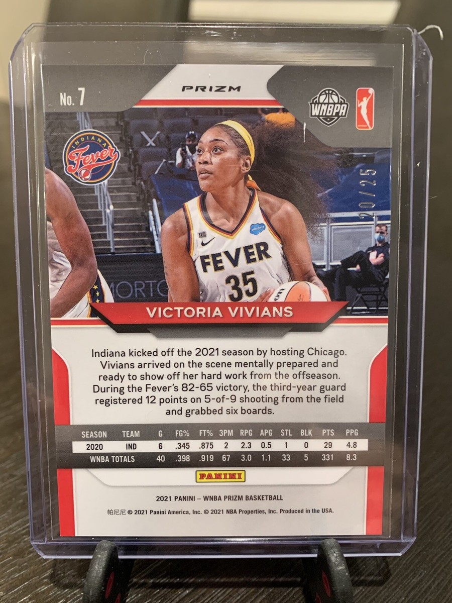 2021 Panini Prizm Victoria Vivians MOJO Parallel 20/25 Indiana