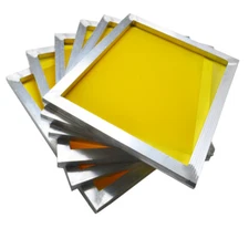 TECHTONGDA 6PCs 20"x24" Screen Printing Frame Mesh Pre-Stretched Aluminum Frame