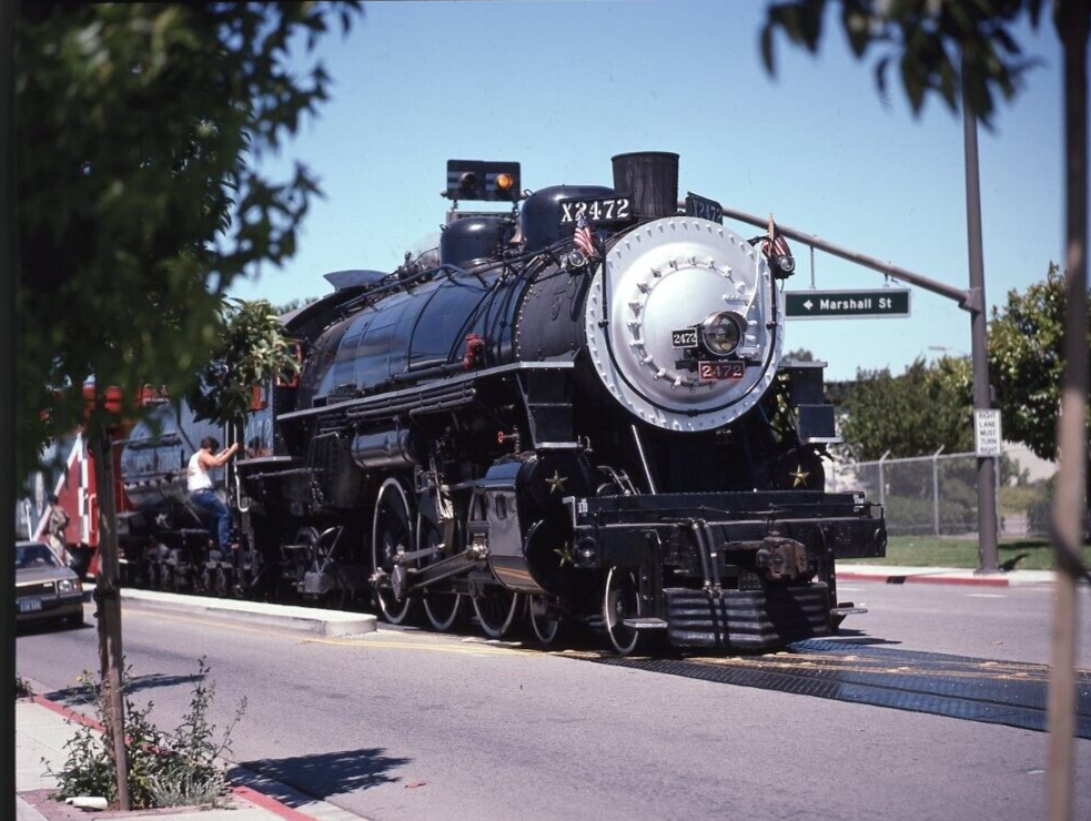 Southern Pacific SP Railroad 2472 4-6-2 Color Negatives 9247-48 | eBay