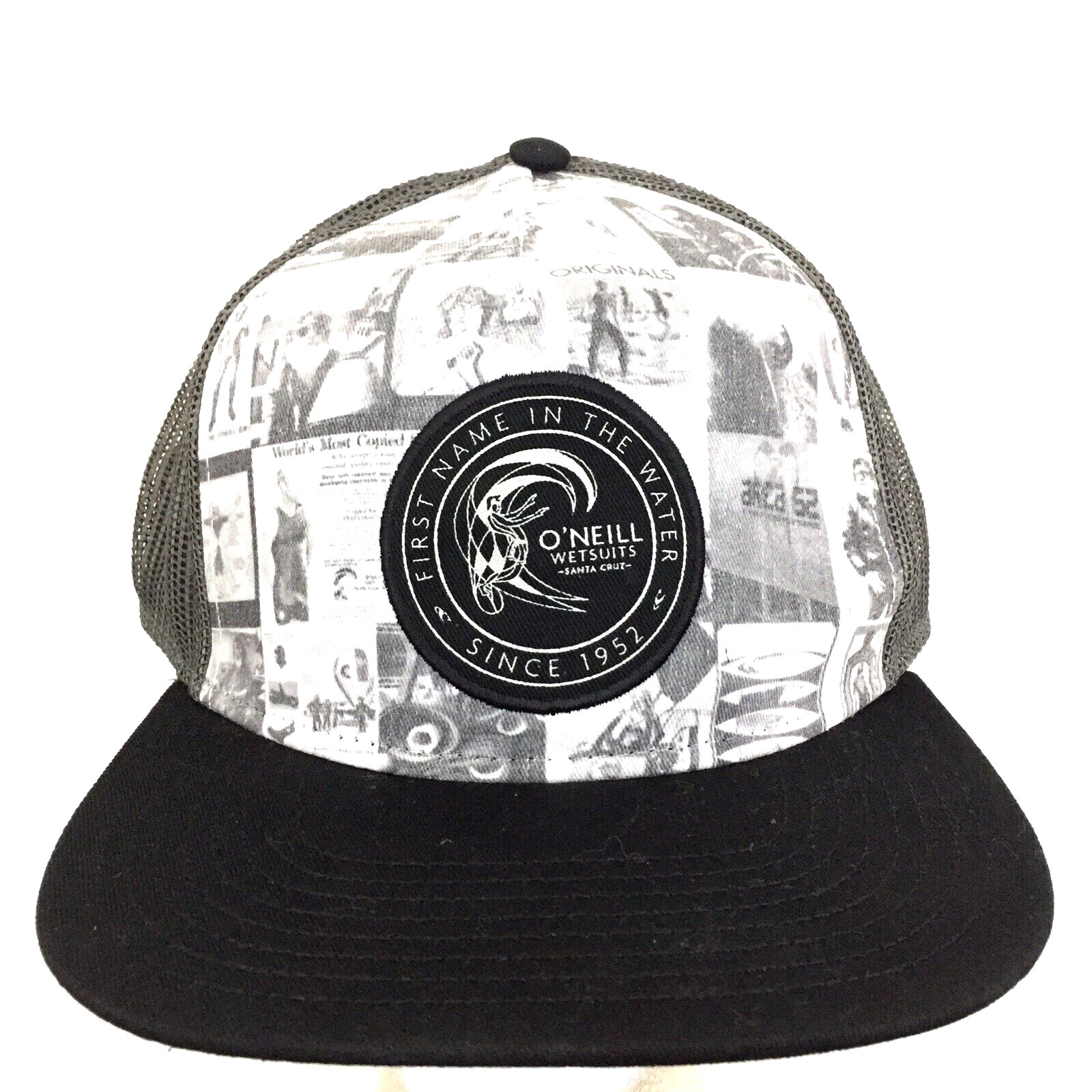 ONeill Surfer Patch Hat Spell Out Script Logo Bea… - image 1