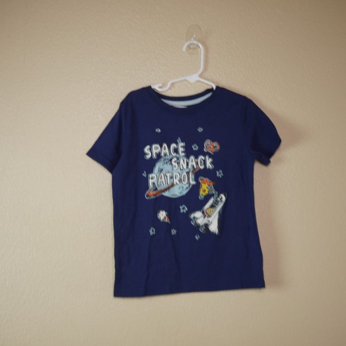 Cat and Jack Kids Space Snack Patrol SZ S(6/7) Shirt - Picture 8 of 15