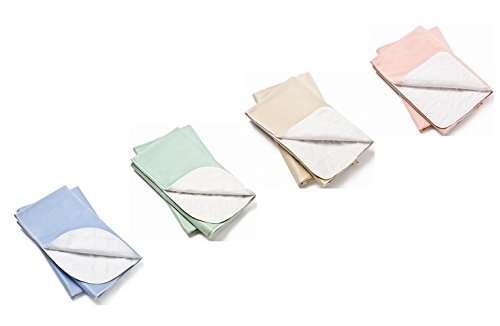 Nobles Washable / Reusable Bedpads Underpads 34 X 36 Pack of 4 Assorted Colors - Imagen 1 de 1