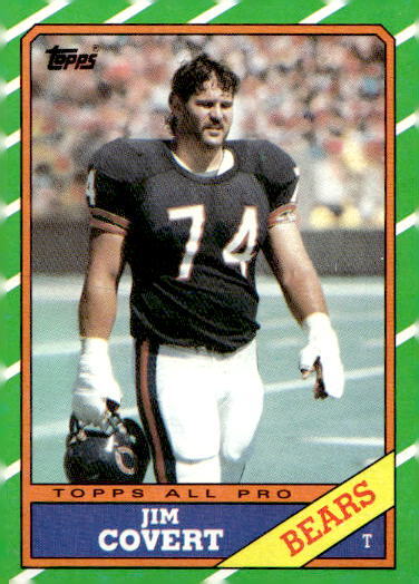 1986 Topps Football Jim Covert #16