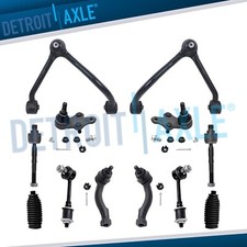 12pc Front Upper Control Arms + Tierods Boot Sway Bars for 2003 2004 Kia Sorento