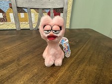 Vintage 1984 Garfield  Co. ARLENE 6  Mini Plush Pink Cat Stuffed Animal w/ Tag