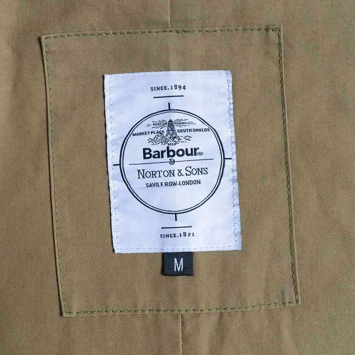 Barbour Norton and Sons Waxed Oiled Brown Jacket Blouson