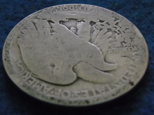 1918-S 1918S 1918 S WALKING LIBERTY 90% SILVER HALF DOLLAR 50C Cent Fifty 1/2 - Picture 5 of 6
