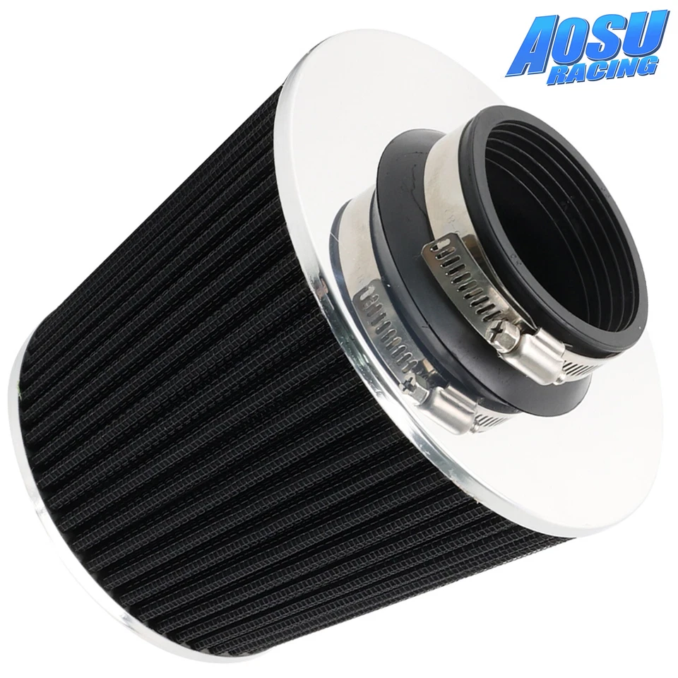 Black Racing Cold Air Intake System + Filter For Scion xA xB bB 1.5L L4 2004-06 - Image 4 of 4