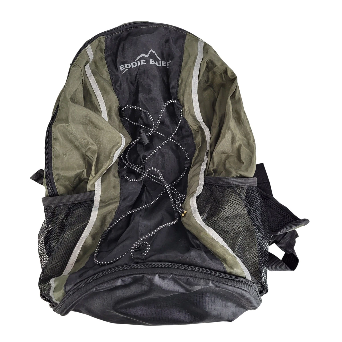 Sac Banane Eddie Bauer Noir Ripstop - 11x14 Pouces - Sac à Dos Convertible - Neuf