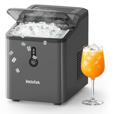 Countertop Nugget Ice Maker 26.5 LBS/Day for Home, Office, Parties