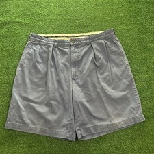 Vintage Polo Ralph Lauren Chino Shorts Sz 38 Light Blue 100 Cotton