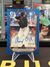 Avery Owusu-Asiedu Bowman Chrome 2026 Blue /150 Auto