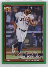 2021 Topps Archives 1991 Topps Green /125 Jose Altuve #186 10k8