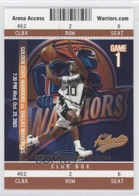 2003-04 Fleer Authentix Club Box 84/100 Speedy Claxton #78 0e3