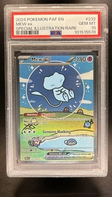 2024 Pokemon Paldean Fates Mew ex #232/091 PSA 10 GEM MINT