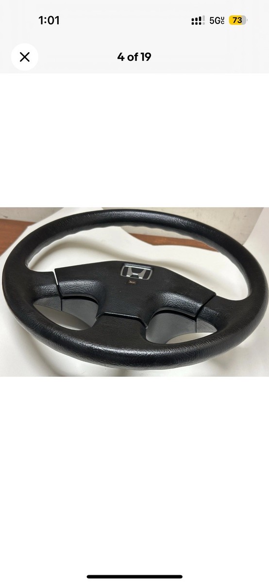 🚗 1988-1991 Honda Civic CRX Si Factory 3 Spoke Steering Wheel OEM