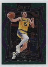 2024-25 Panini Select Concourse Green Stars Prizm Austin Reaves #40 1l1a