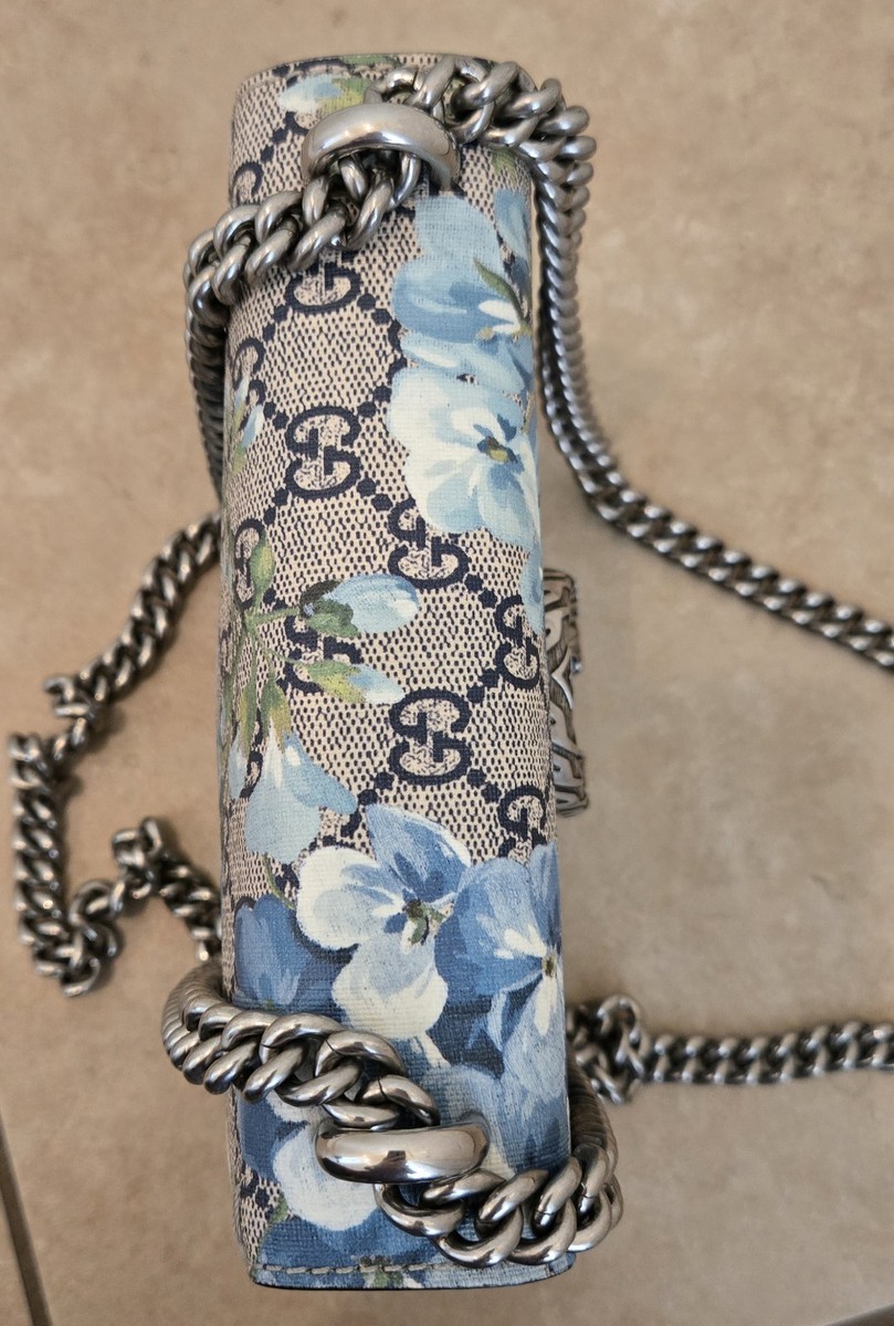 激レア ✨ オールドGUCCI フローラル ショルダーバッグ ネイビー Gucci Blue GG Supreme Blooms Dionysus Floral Shoulder Mini Bag