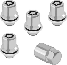 QQWD 4PCS Wheel Lock Lug Nuts for Toyota, M12x1.5 Anti-Theft Locking Lug Nuts