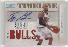 2009 Playoff National Treasures Timeline Materials 2/25 Taj Gibson #7 Auto z0c