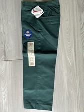 Dickies Boys Pants Hunter size 5 Green Plain Front Reinforced Knees