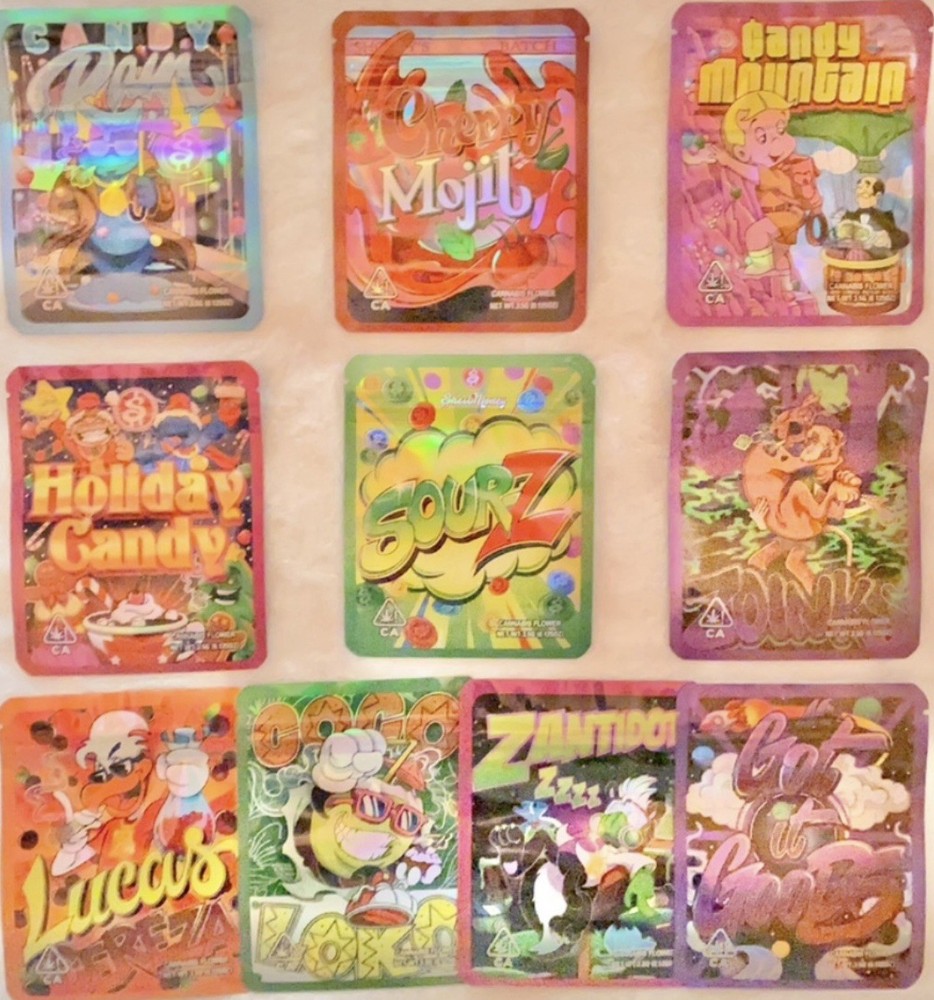 100-Pack 3.5g Mixed Variety Resealable Air-Tight Zip Lock Bags